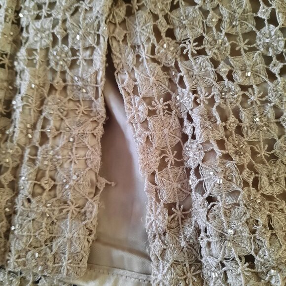 Brand New Handmade Guipure With Beads Work Dress - Picture 8 of 8